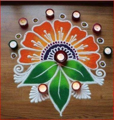 dussehra rangoli design