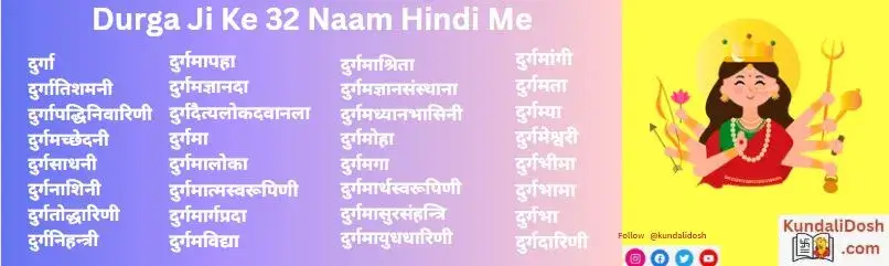 Durga-Ji-Ke-32-Naam-Hindi-Me