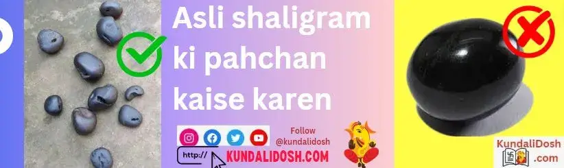 Asli shaligram ki pahchan kaise karen