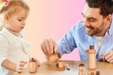 wooden kitchen set for kids