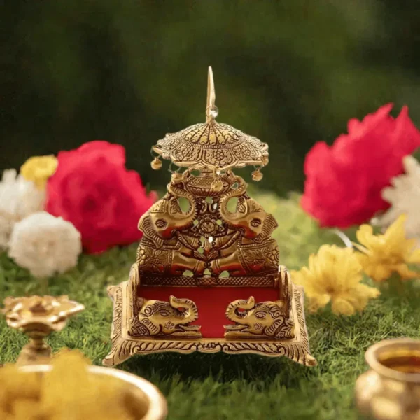 Laddu Gopal Jhula – Handcrafted bal Gopal Singhasan for Pooja & Decor