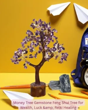 Money Tree Gemstone Feng Shui tree for Wealth Luck Reiki Healing