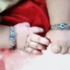 silver gold najriya bracelet for baby