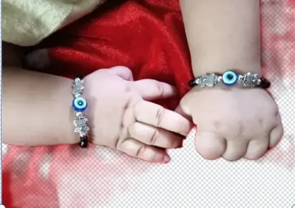 silver gold najriya bracelet for baby